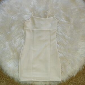 Chic Cream Mini Dress